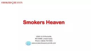 Smokers Heaven PPT