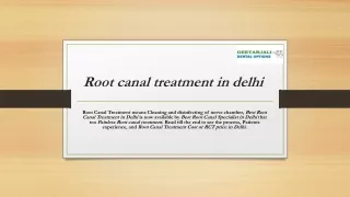root canel treatment