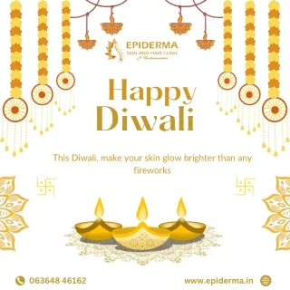 Happy Deepavali 2023 | Skin Clinic in Jayanagar | Epiderma Skin and Hair Clinic