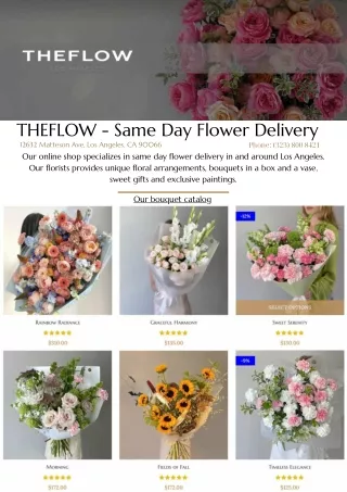 TheFlow Florist Flower Delivery - Los Angeles