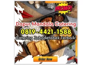 HP 0819-4421-1588 Catering Khitanan Depok Pasir Gunung Selatan Dapur Mandala