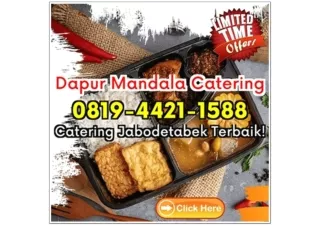 HP 0819-4421-1588 Catering Lansia Depok Cipayung Dapur Mandala