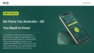 De-Facto Tax Australia – All You Need to Know