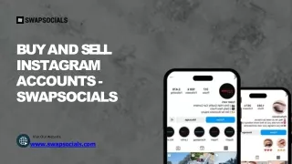 Buy and Sell Instagram Accounts - SwapSocials