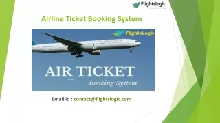 Airline Ticket Booking System