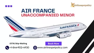 How to Travel with an Unaccompanied Minor on Air France