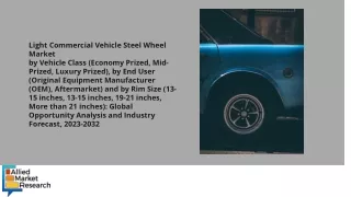 Light Commercial Vehicle Steel Wheel Market PDF