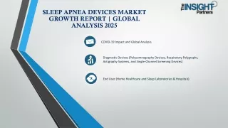 Sleep Apnea Devices Market