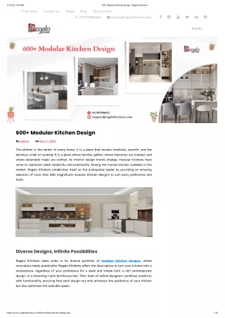 600  Modular Kitchen Design