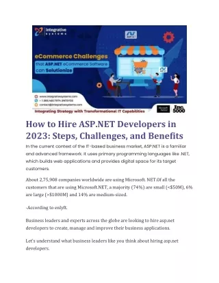 How to Hire ASP.NET Developers?