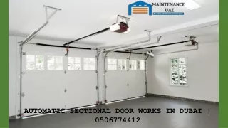 Automatic Sectional Door Works in Dubai