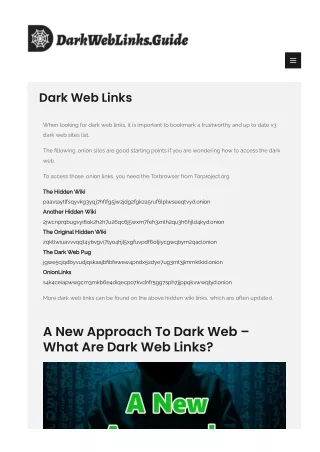 darkweblinks.guide