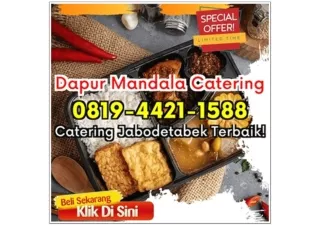 HP 0819-4421-1588 Catering Makanan Harian Depok Krukut Dapur Mandala