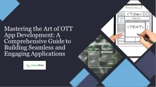 OTT App Development