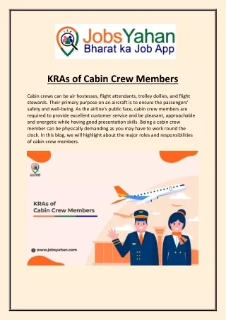 KRAs-of-Cabin-Crew-Members-JobsYahan