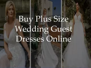 Buy Plus Size Wedding Guest Dresses Online