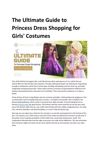 The Ultimate Guide to Princess Dress Shopping for Girls' Costumes.docx