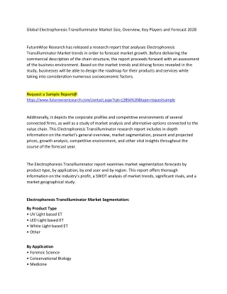 Electrophoresis Transilluminator Market (1)