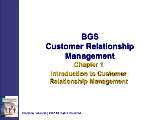 BGS Customer Relationship Management