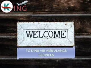 Oxygen King Air Ambulance Service in Gorakhpur, Uttar Pradesh