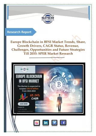 Europe Blockchain in BFSI Market Share, Growth and Trends Report 2033