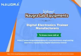 Digital Electronics Trainer Manufacturers