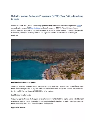 Malta Permanent Residence Programme.docx