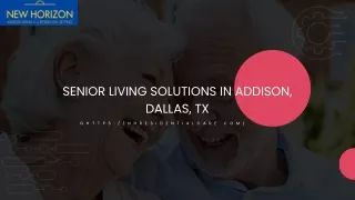 Senior Living Solutions in Addison, Dallas, TX