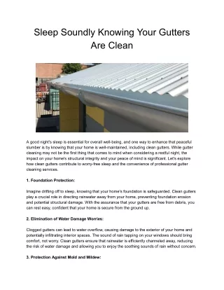 Gutter Cleaning Craigieburn Service