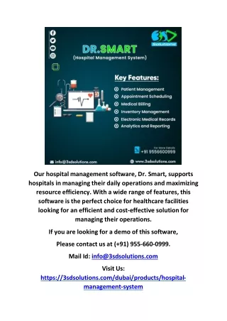 Hospital Management System Dubai, UAE
