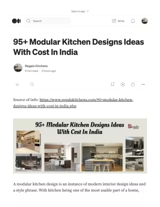 95  Modular Kitchen Designs Ideas With Cost In India