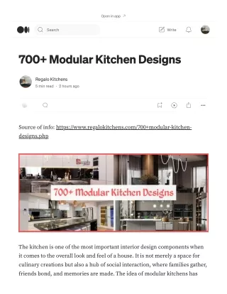 700  Modular Kitchen Designs