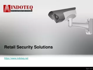 Retail Security Solutions - www.indoteq.net