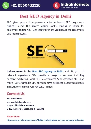 Best SEO Agency in Delhi