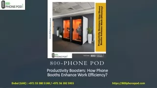 Productivity Boosters- How Phone Booths Enhance Work Efficiency