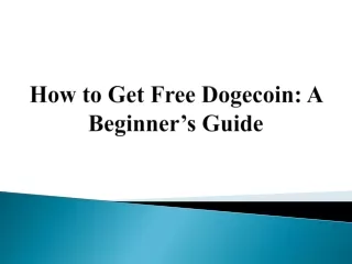 How to Get Free Dogecoin