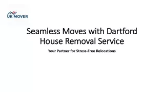 House Removal Service Dartford