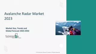 Avalanche Radar