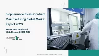 Global Biopharmaceuticals Contract Manufacturing Market 2023