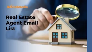 Real Estate Agent Email List