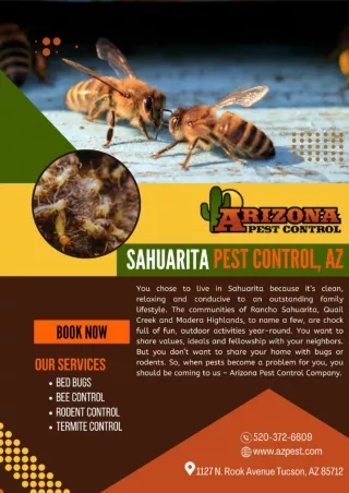 Sahuarita pest control