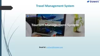 Travel Management System