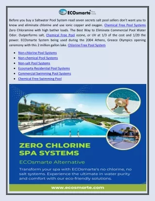 Ozone Pool Generator