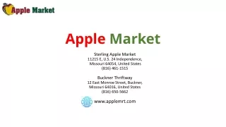 Apple Market ppt (1)