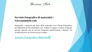 Servizio fotografico di maternità  Giovannimiele.com