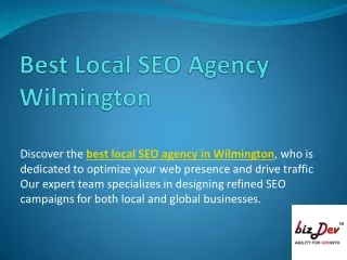 Best Local SEO Agency Wilmington