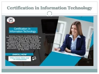 Information technology PPT