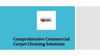 Comprehensive Commercial Carpet Cleaning Solutions