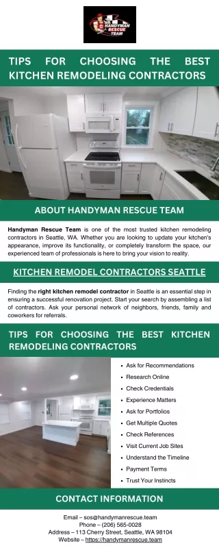 Tips for Choosing the Best Kitchen Remodeling Contractors