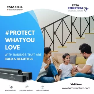 Beautify Your Space with Durable Tata Structura Steel Railings